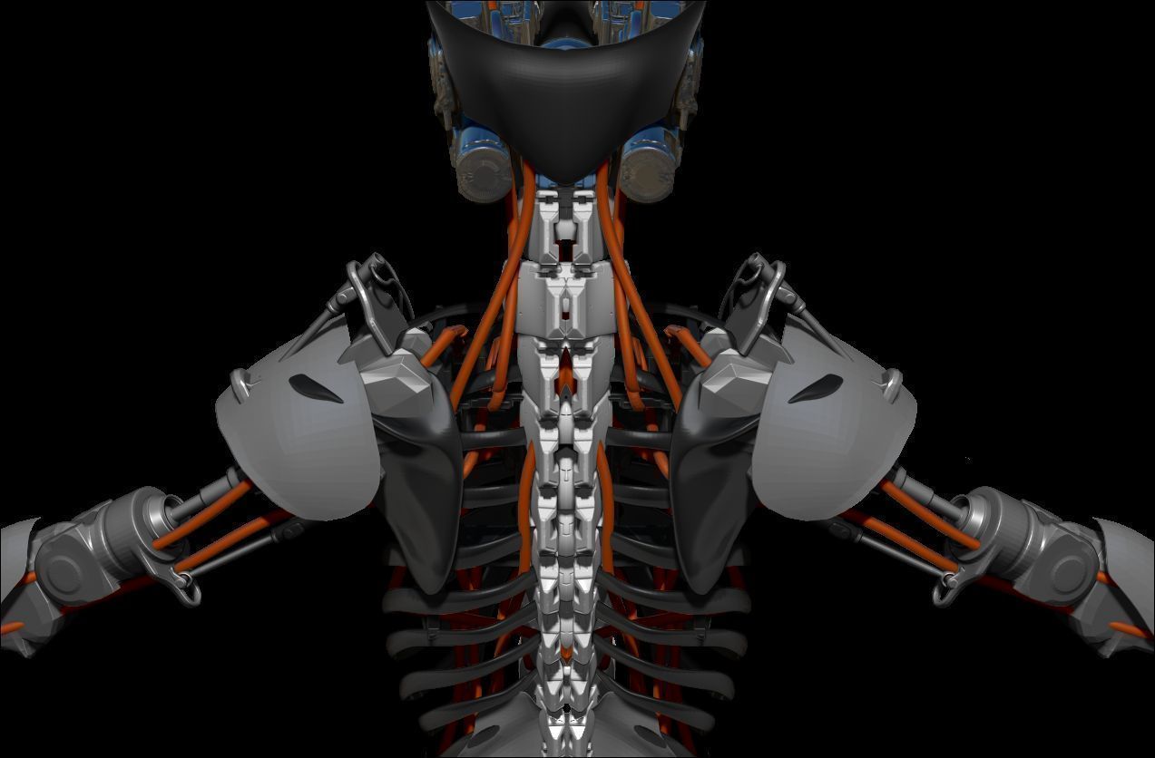 Milena Bot renderable 3D model_4