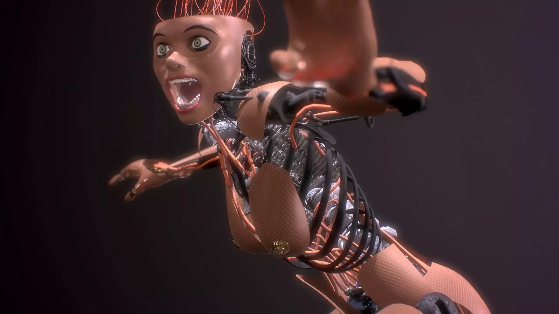 Milena Bot renderable 3D model_0