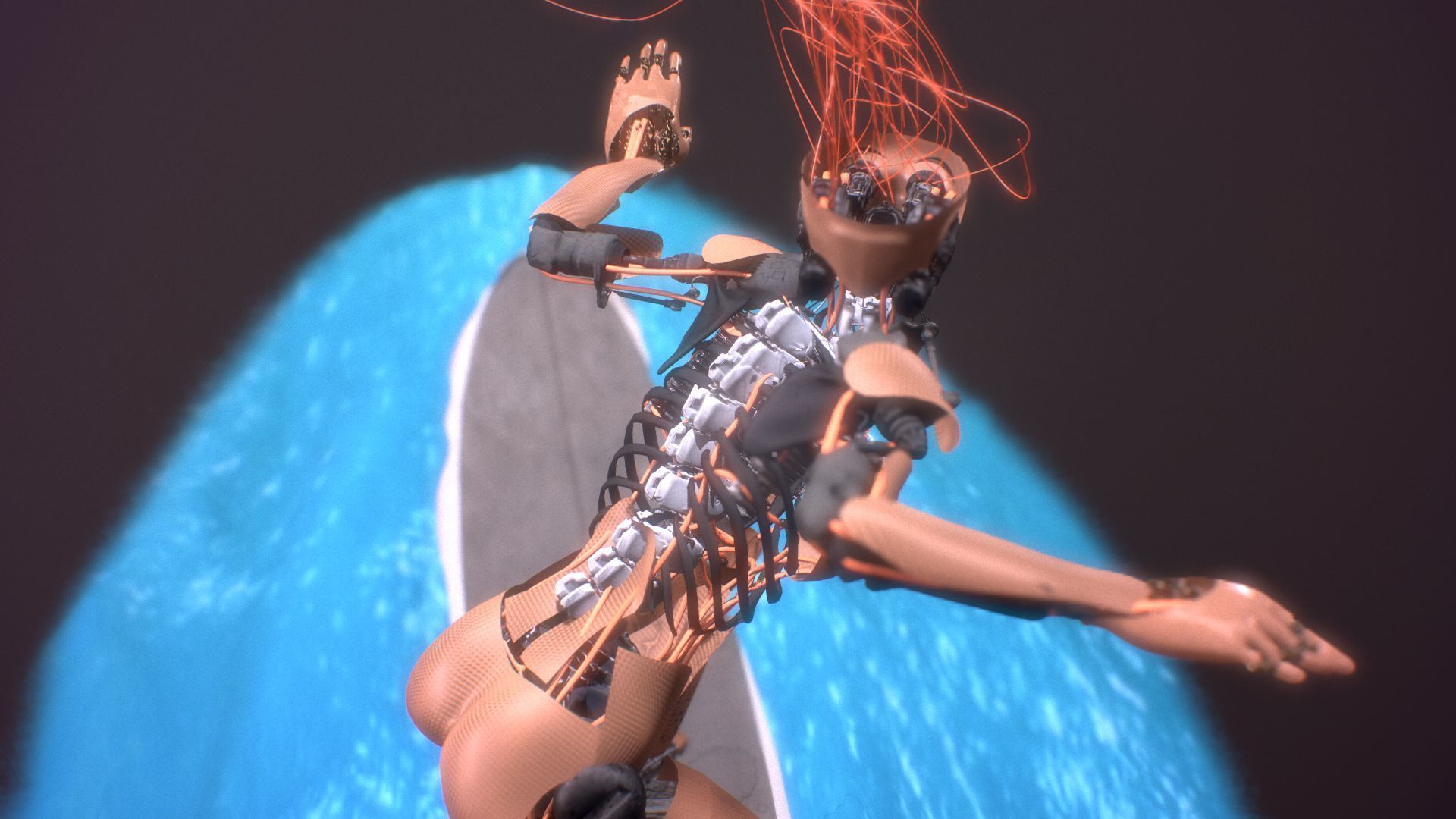 Milena Bot renderable 3D model_2