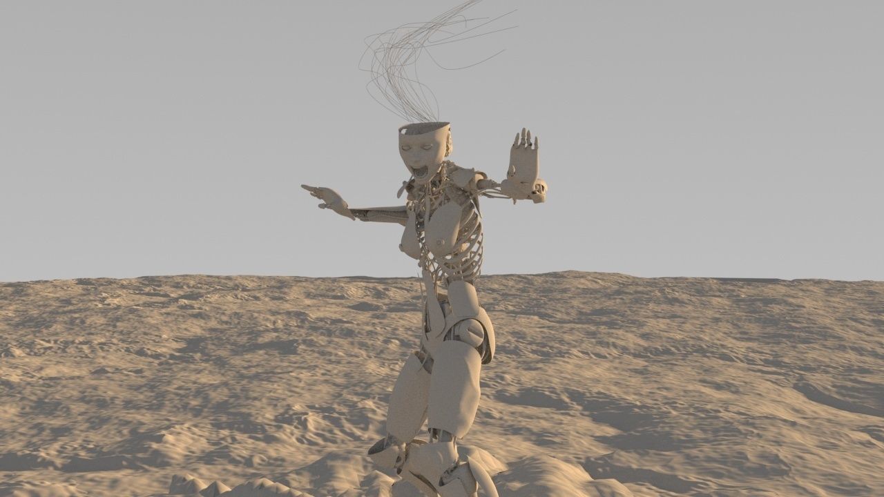 Milena Bot renderable 3D model_3