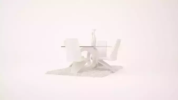 dining table 052 render ready vray 