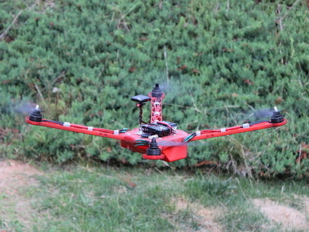 Delta Elite 3D Printable Quadcopter 3D print model_1