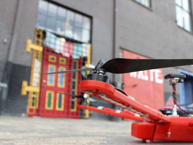 Delta Elite 3D Printable Quadcopter 3D print model_2