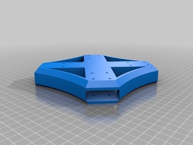 Delta Elite 3D Printable Quadcopter 3D print model_12