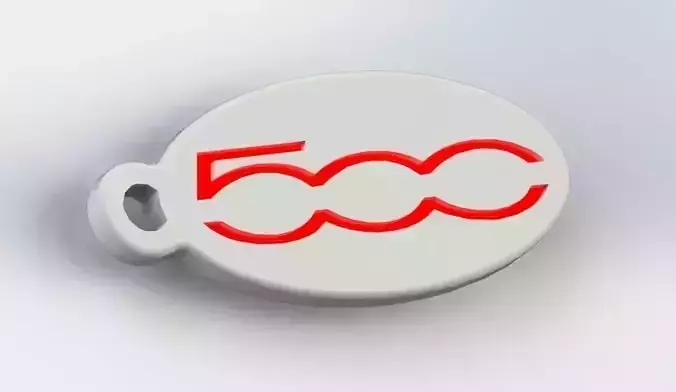 Keychain Fiat 500