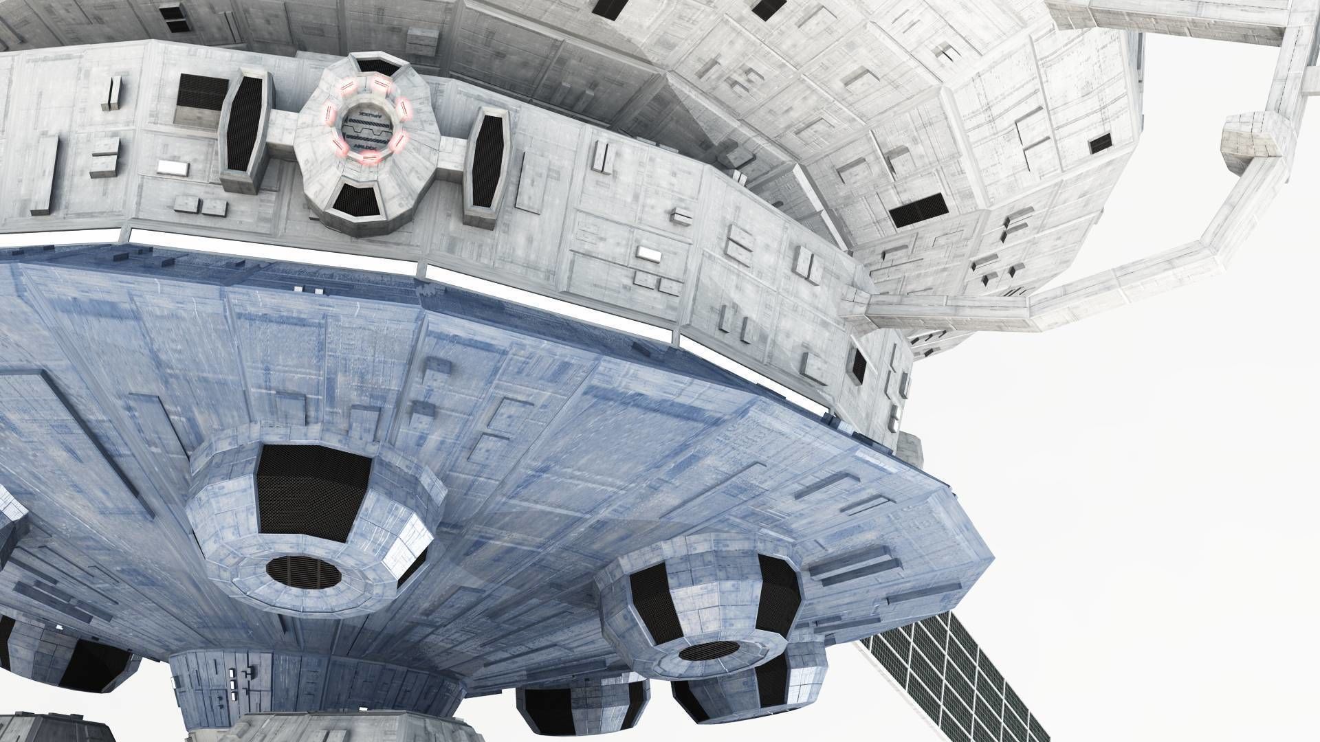 Omega Oribital - Space Station Low-poly 3D model_10