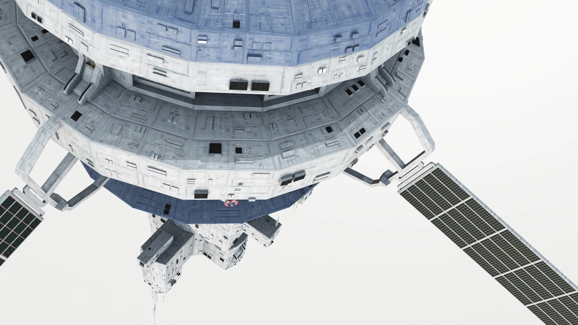 Omega Oribital - Space Station Low-poly 3D model_9