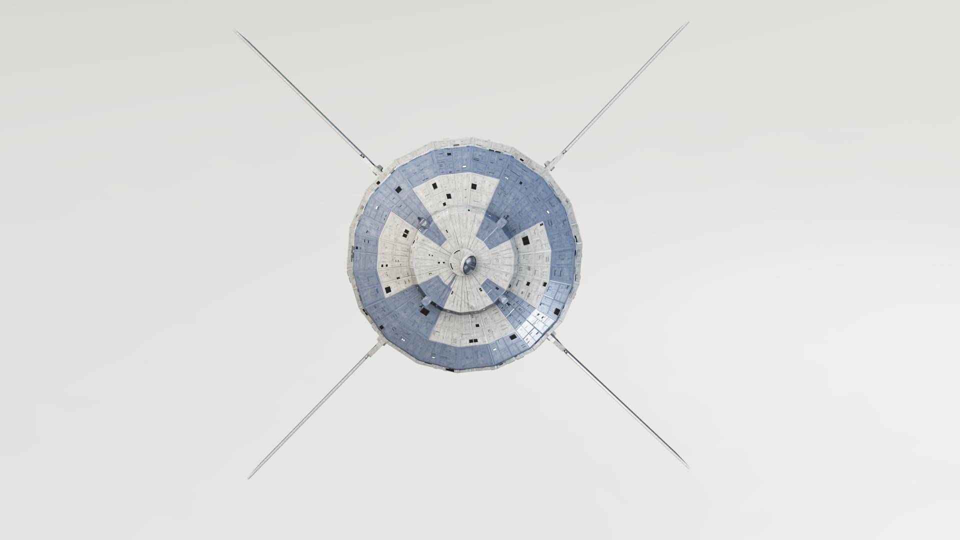 Omega Oribital - Space Station Low-poly 3D model_4