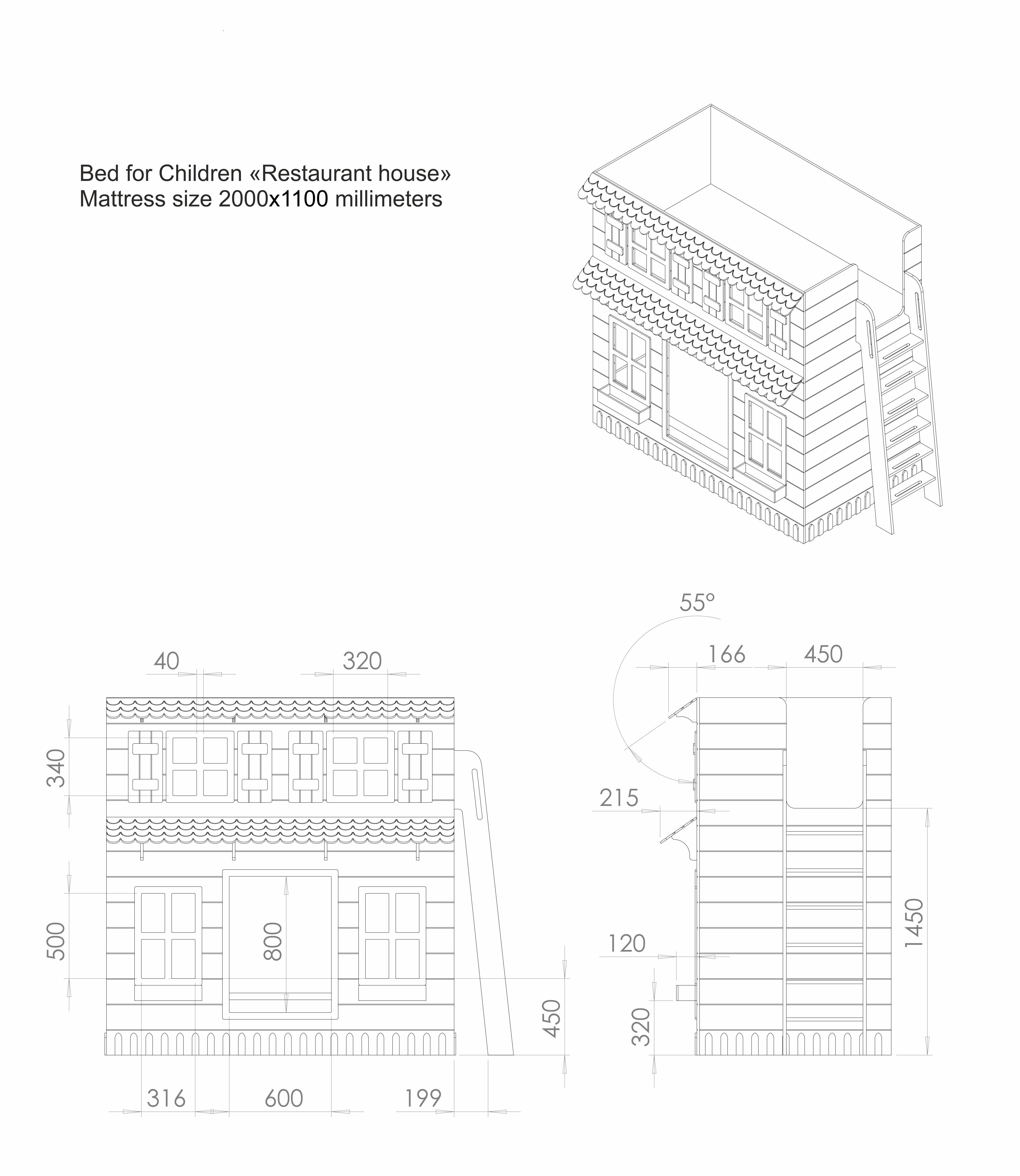 Restaurant 3D model_2