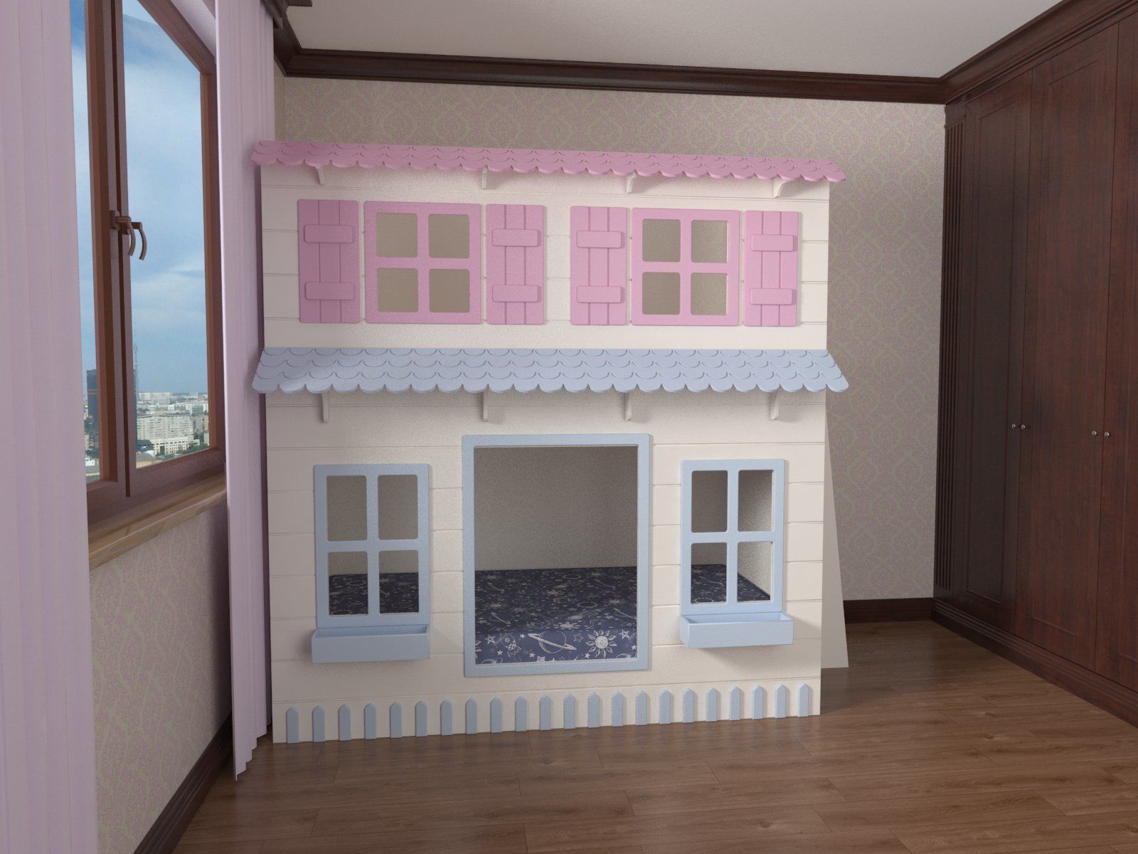 Restaurant 3D model_1