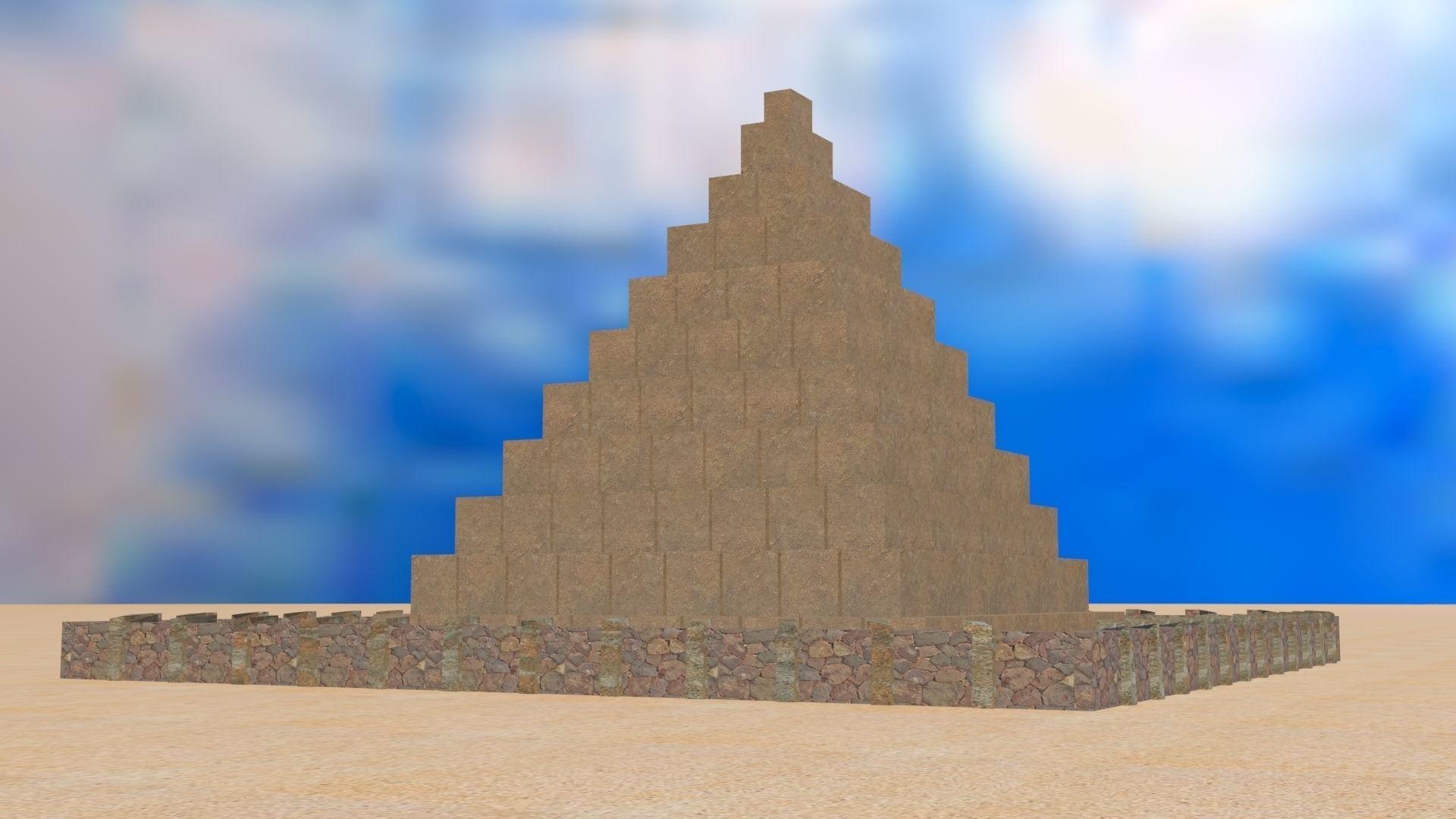 Astec Pyramid 3D model  3D model_2