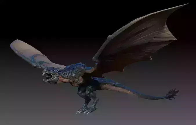 Fantasy Dragon Zbrush 3d model
