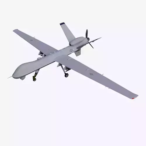 MQ-9 Reaper Free low-poly 3D model