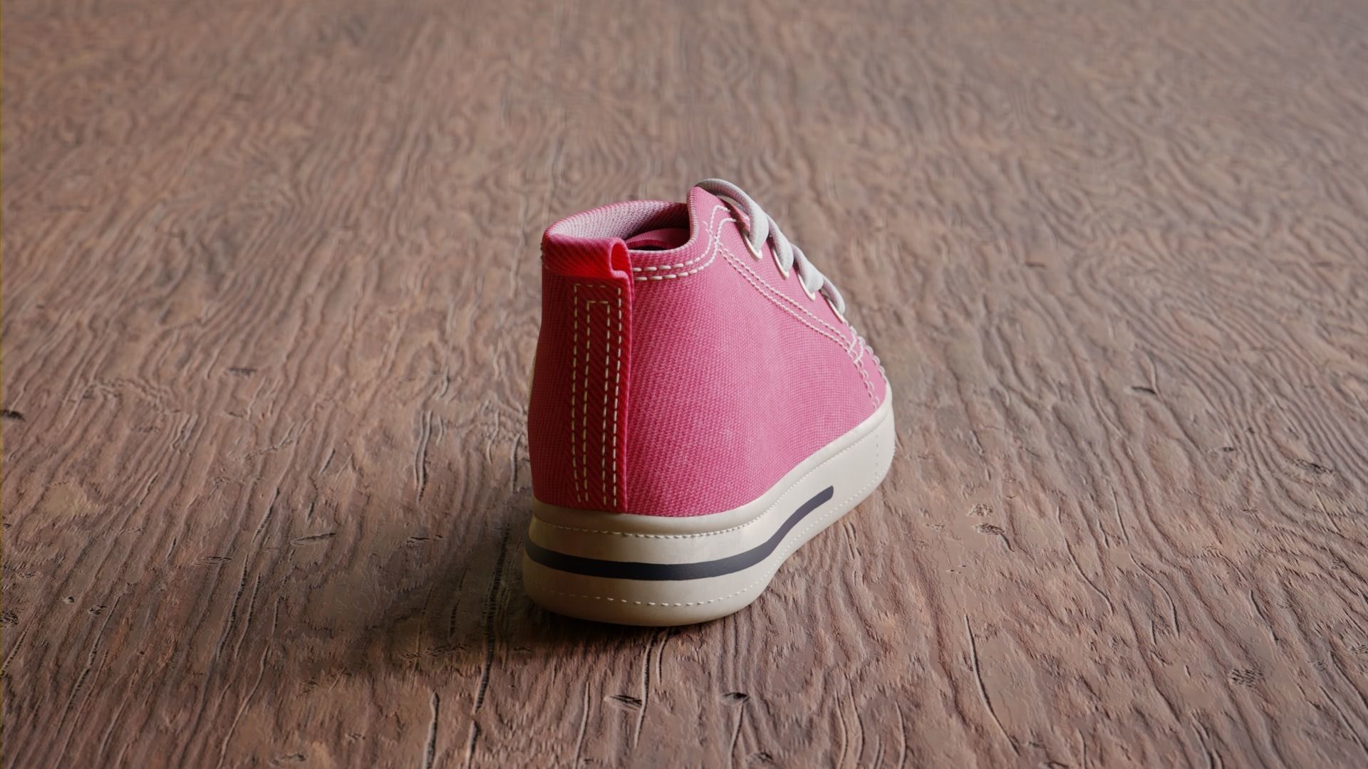 Shoes Converse Kid model PBR Low-poly 3D model_5