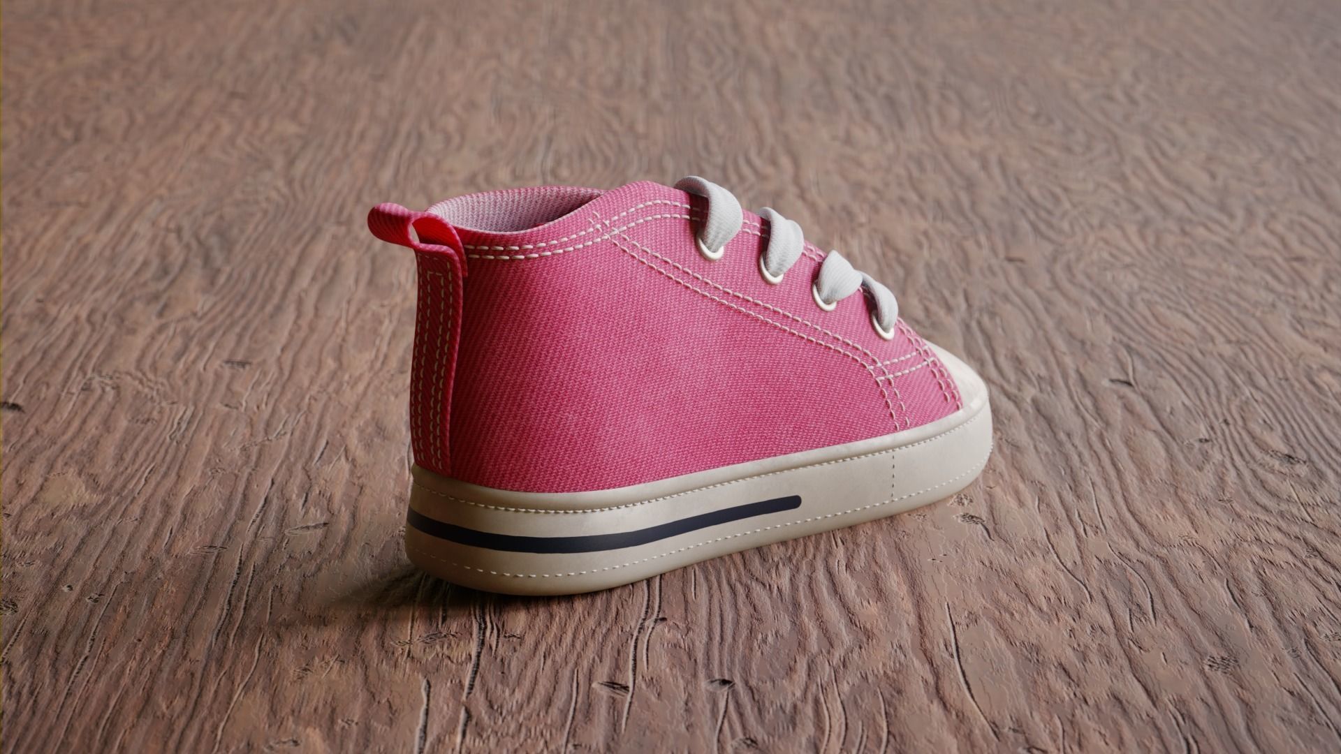 Shoes Converse Kid model PBR Low-poly 3D model_4