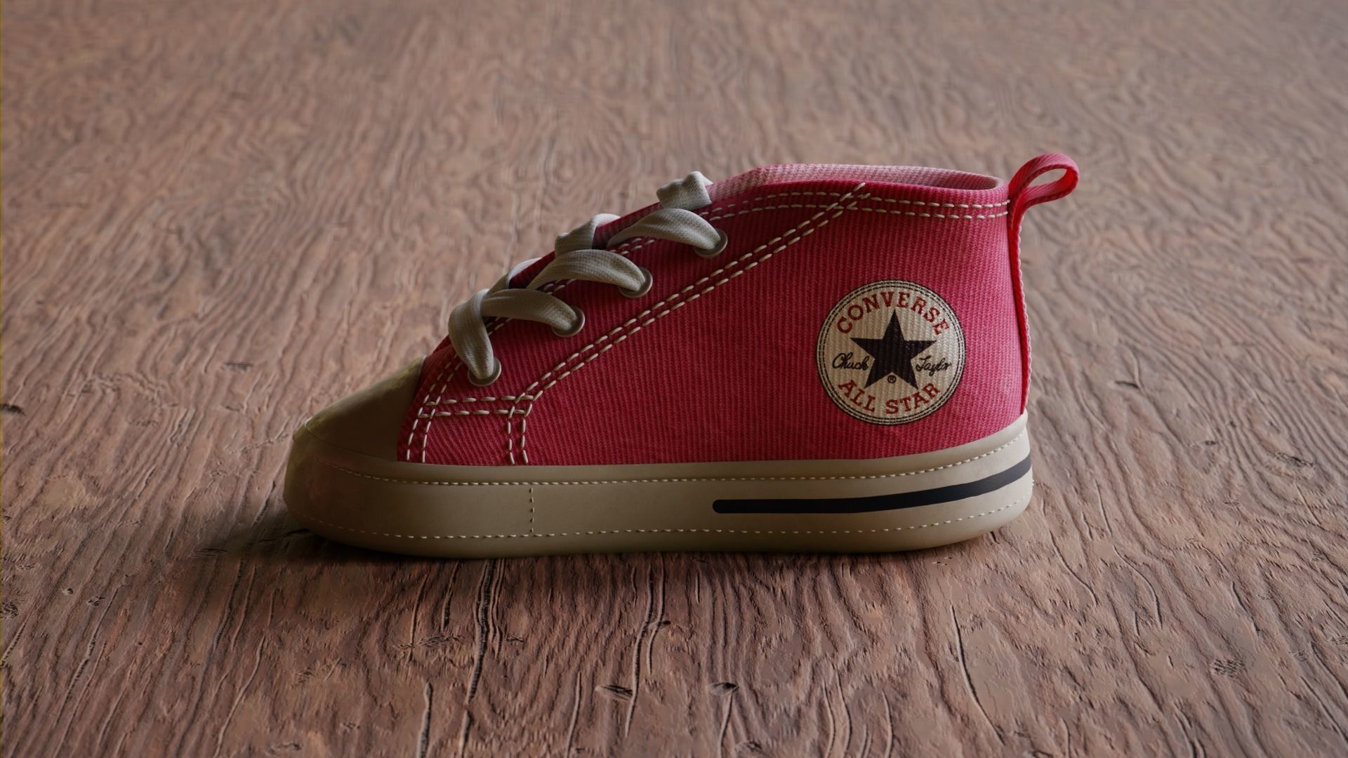 Shoes Converse Kid model PBR Low-poly 3D model_8