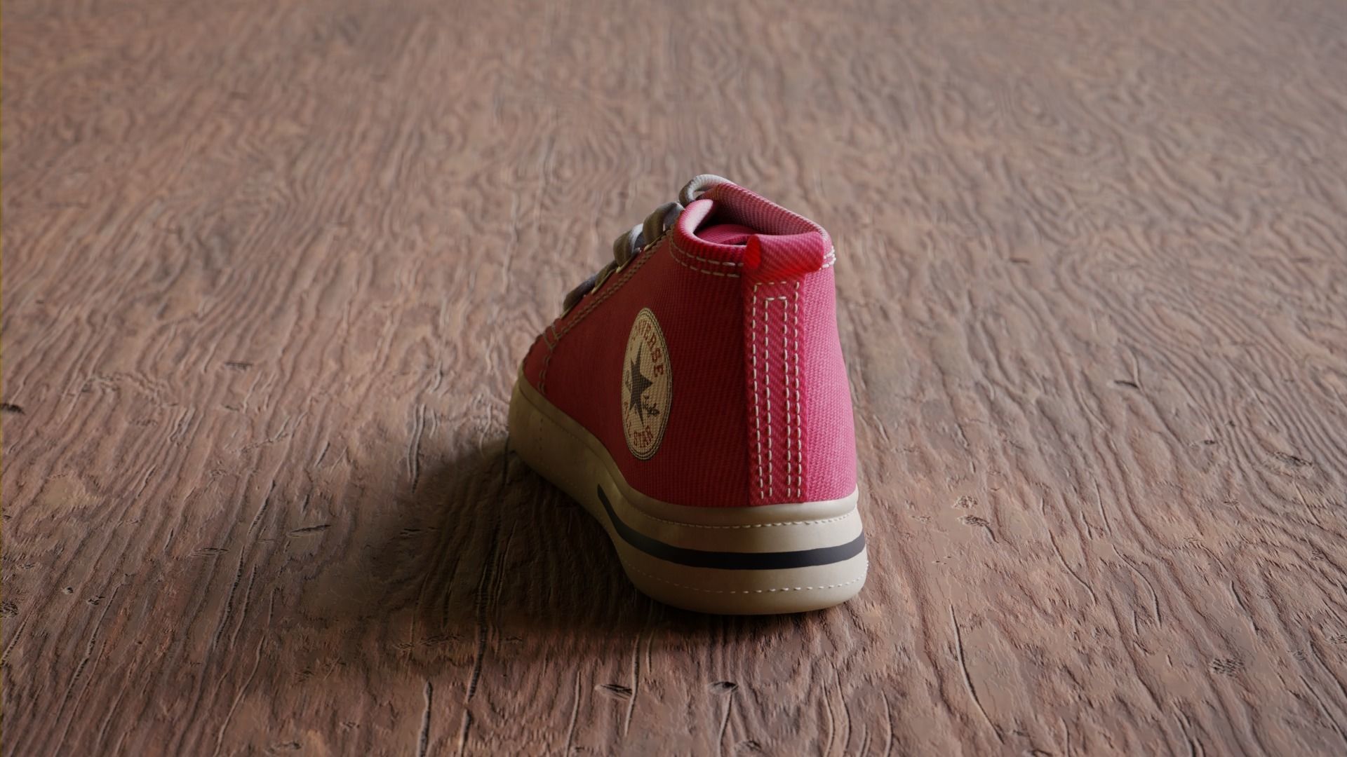 Shoes Converse Kid model PBR Low-poly 3D model_6