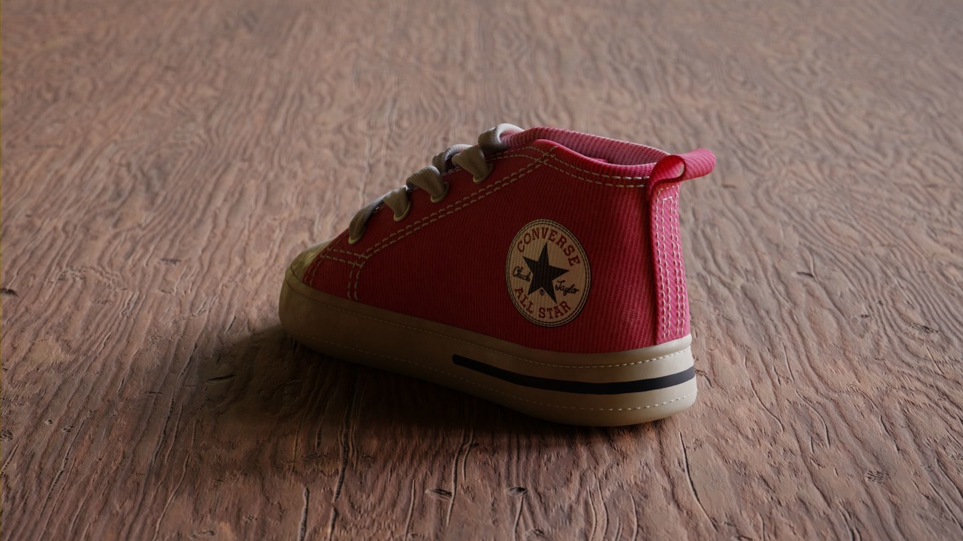Shoes Converse Kid model PBR Low-poly 3D model_7