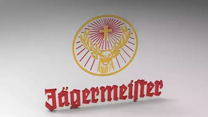 Jagermeister Logo 3D model