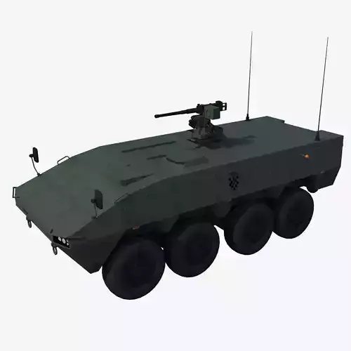Patria AMV Free low-poly 3D model