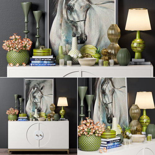 Decorative set-03  3D model