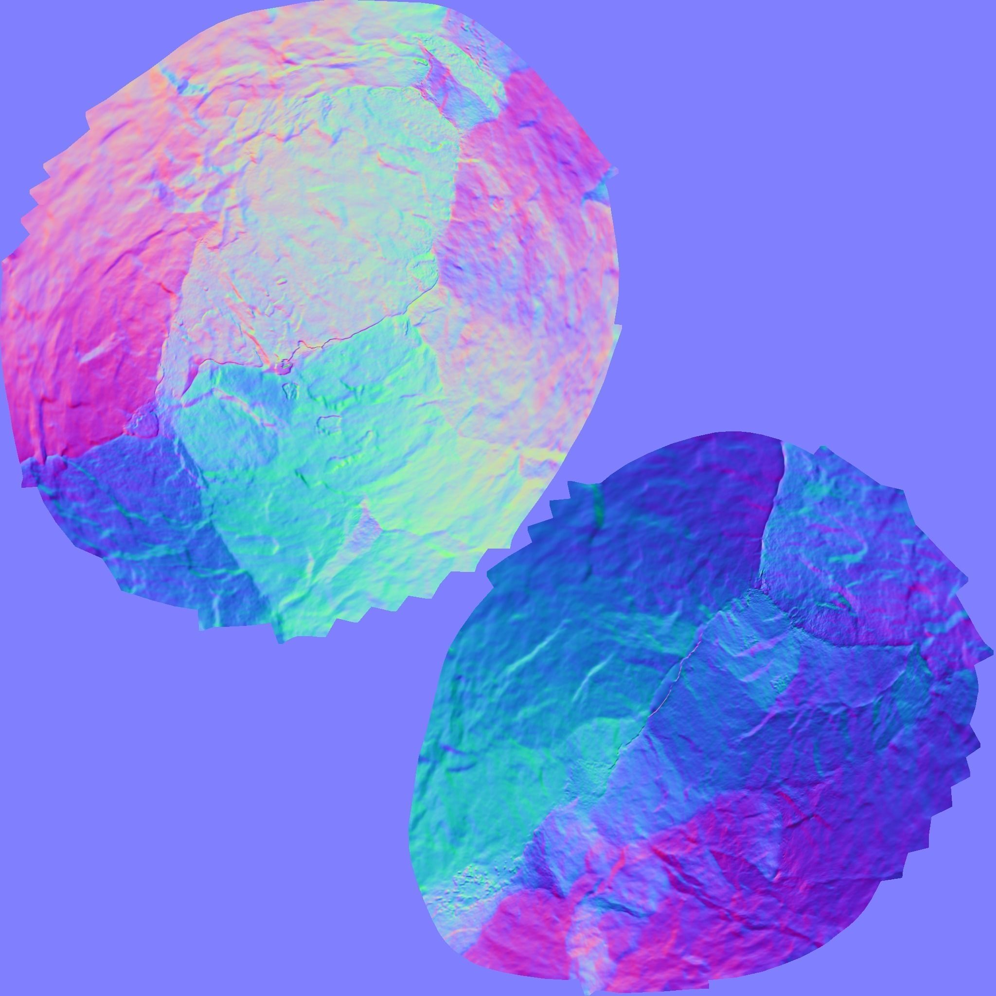 Rock low poly Low-poly 3D model_8