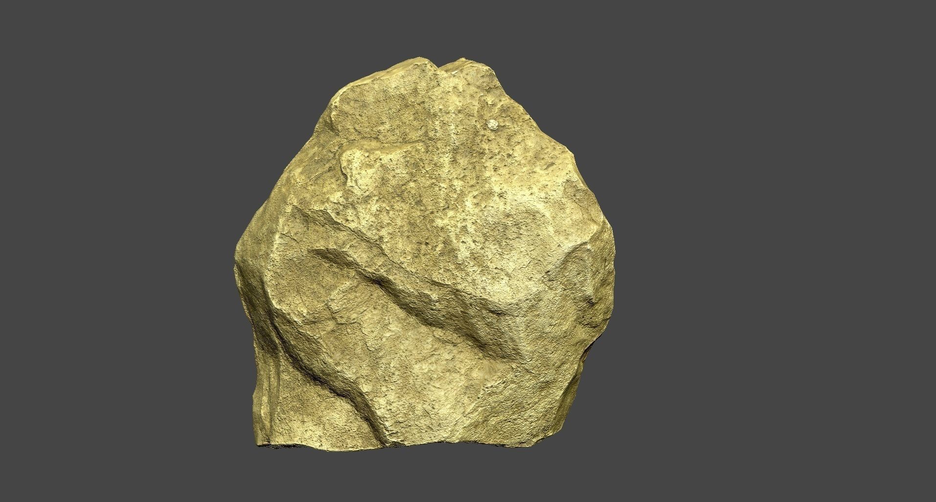 Rock low poly Low-poly 3D model_4