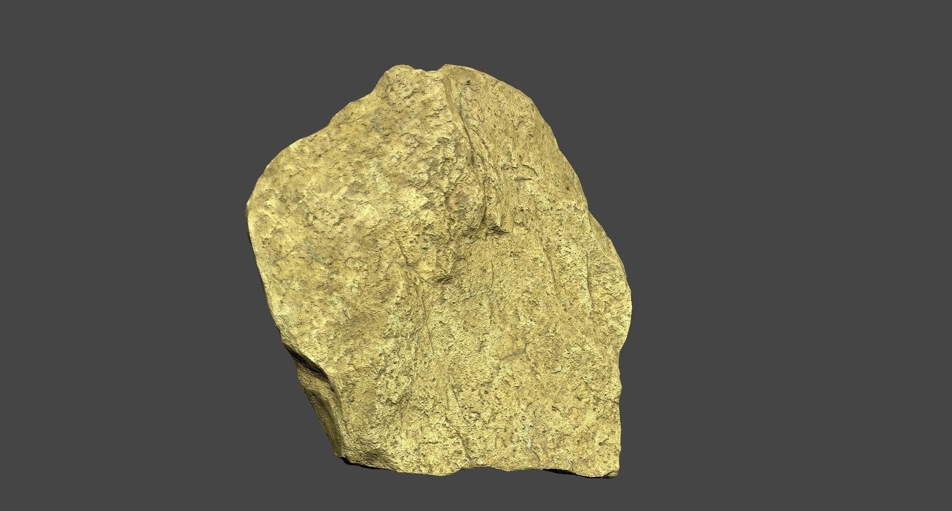 Rock low poly Low-poly 3D model_3