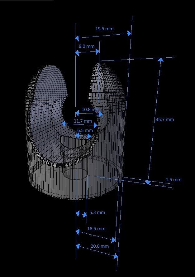 Repair Holder Shower 3D print model_2