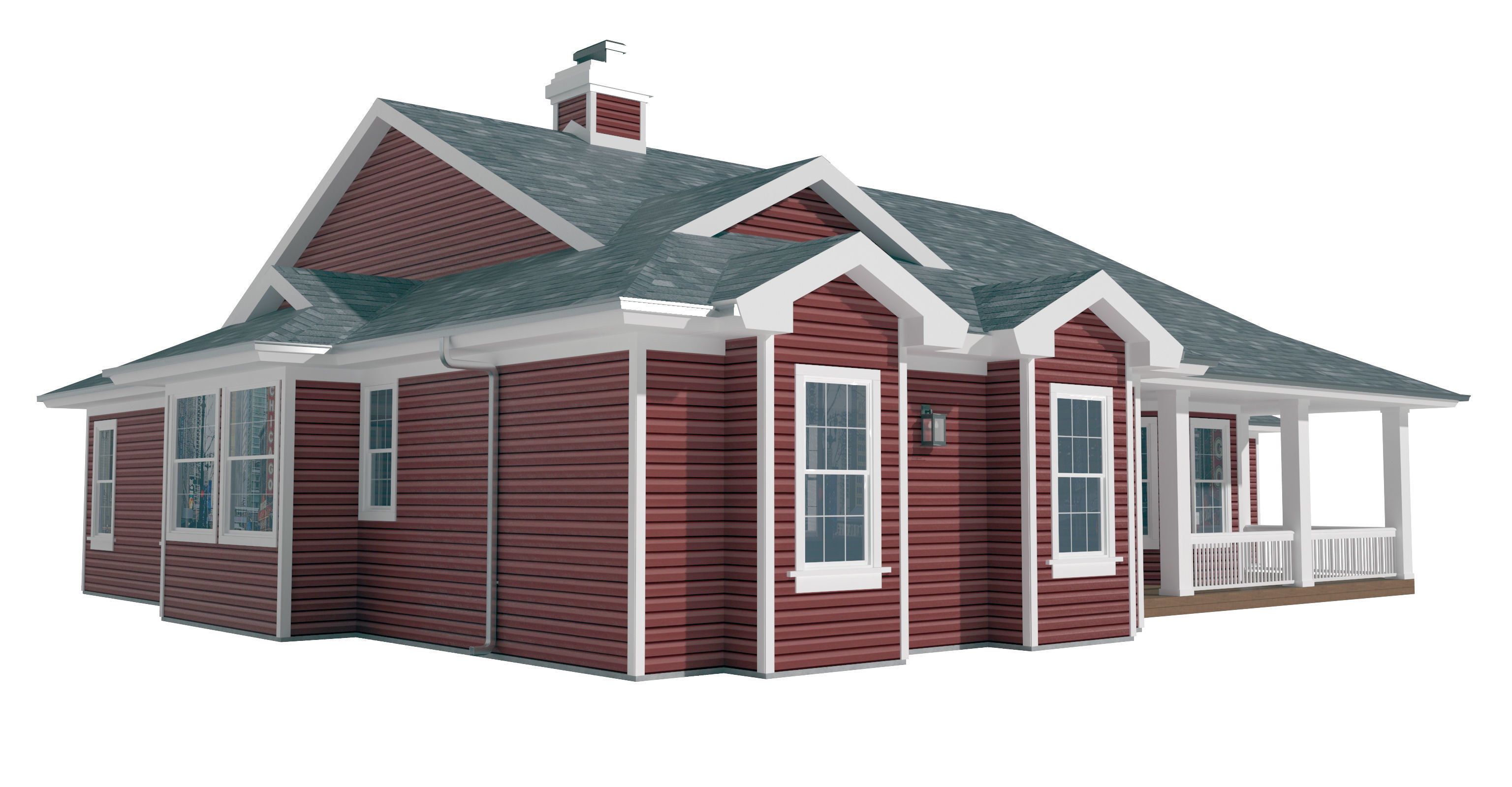 House-019 3D model_1