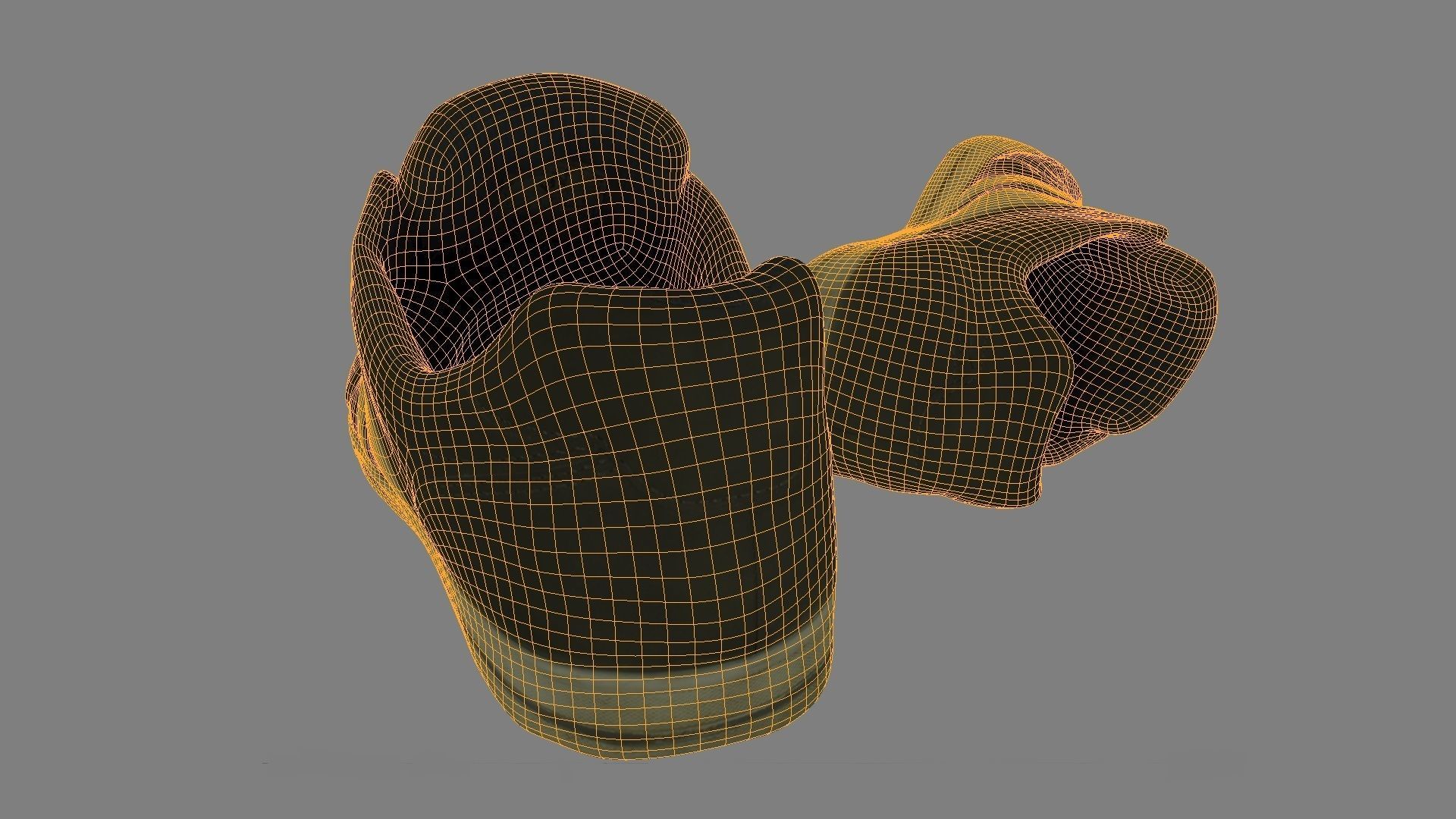 Skater shoes Low-poly 3D model_5