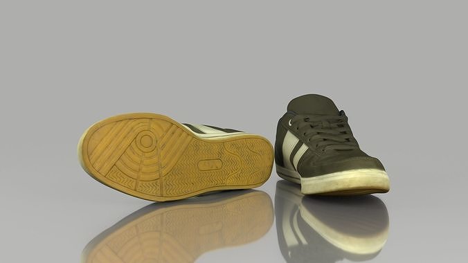 Skater shoes Low-poly 3D model