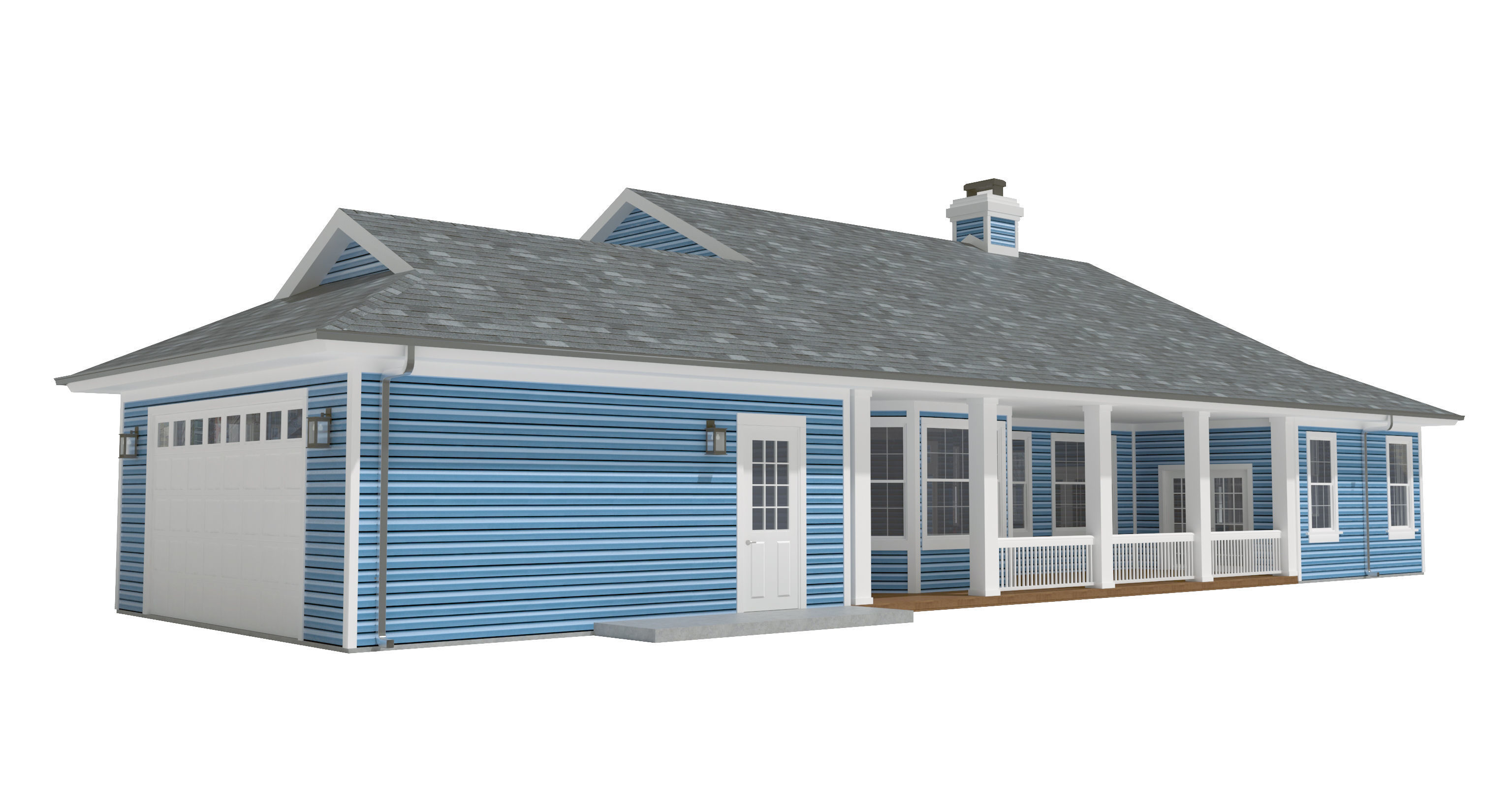 House-021 3D model_2