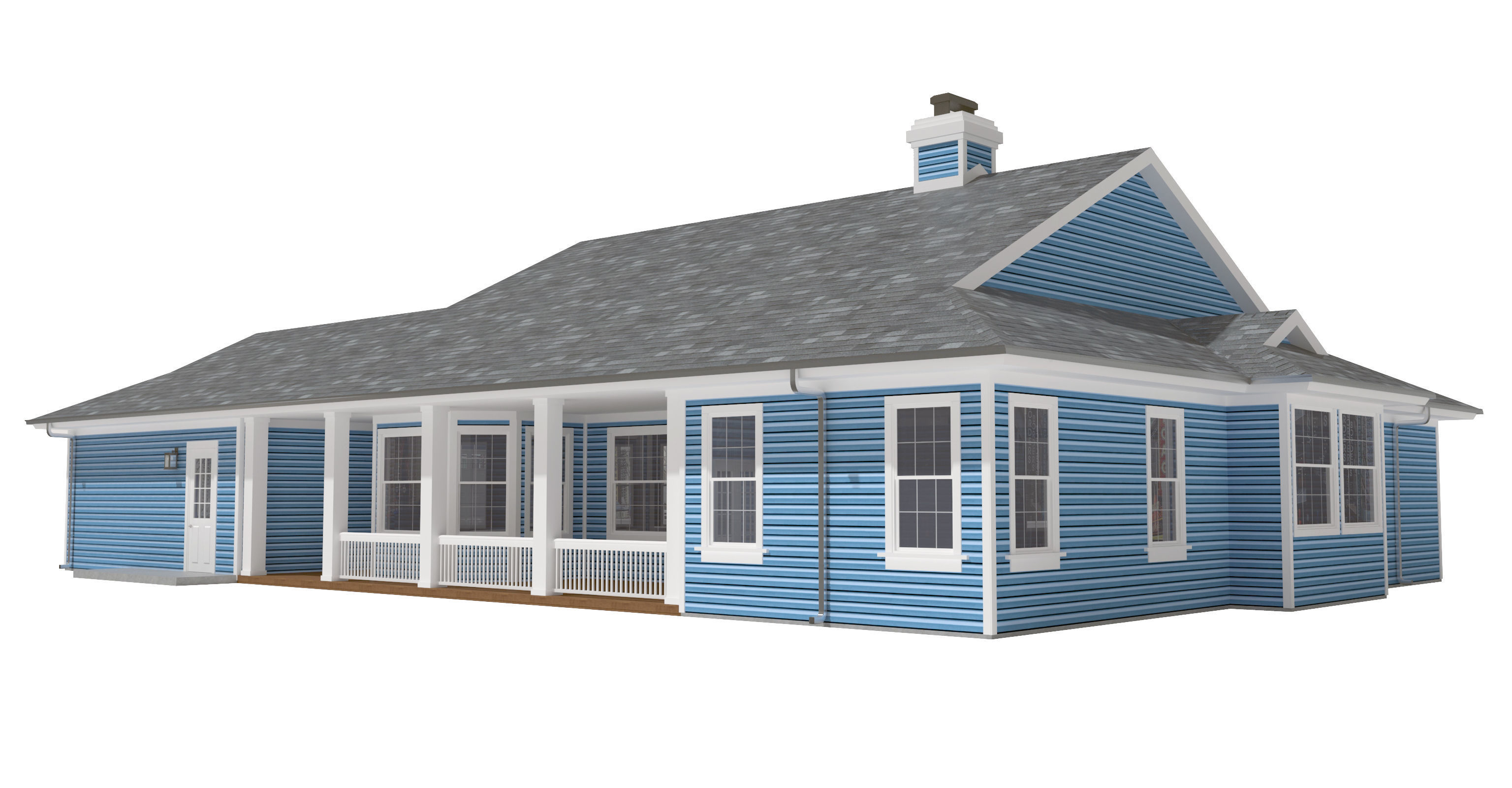 House-021 3D model_3