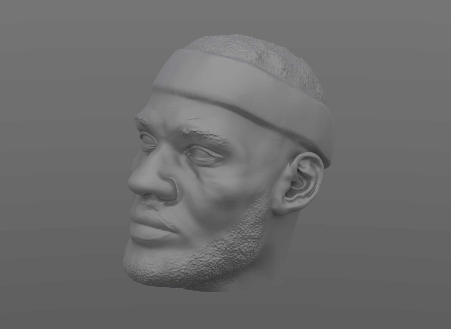 NBA players pack - Jordan Lebron Kobe Durant 3D model_12