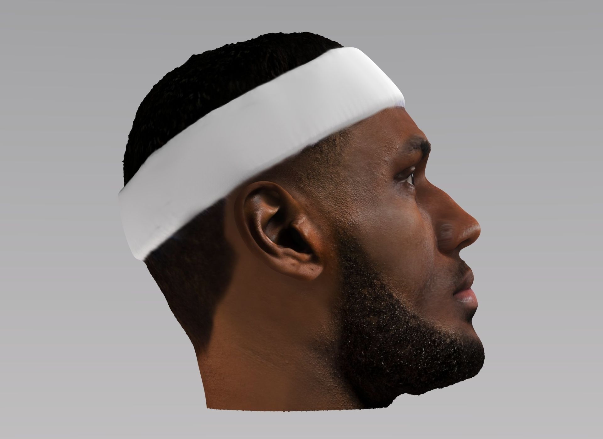 NBA players pack - Jordan Lebron Kobe Durant 3D model_9