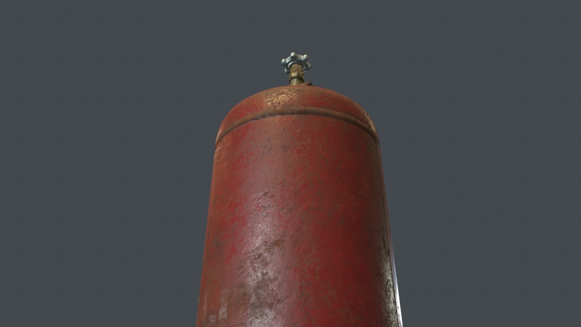 50 Liter Gas Cylinder PBR Game Ready  Low-poly 3D model_7