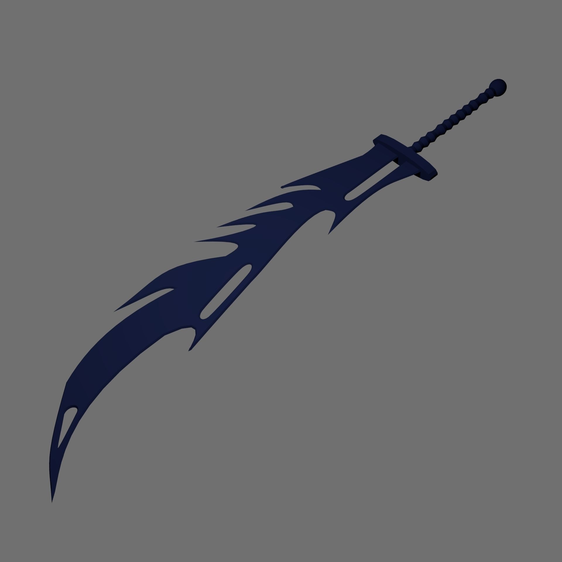 Monster sword 02   3D model_1