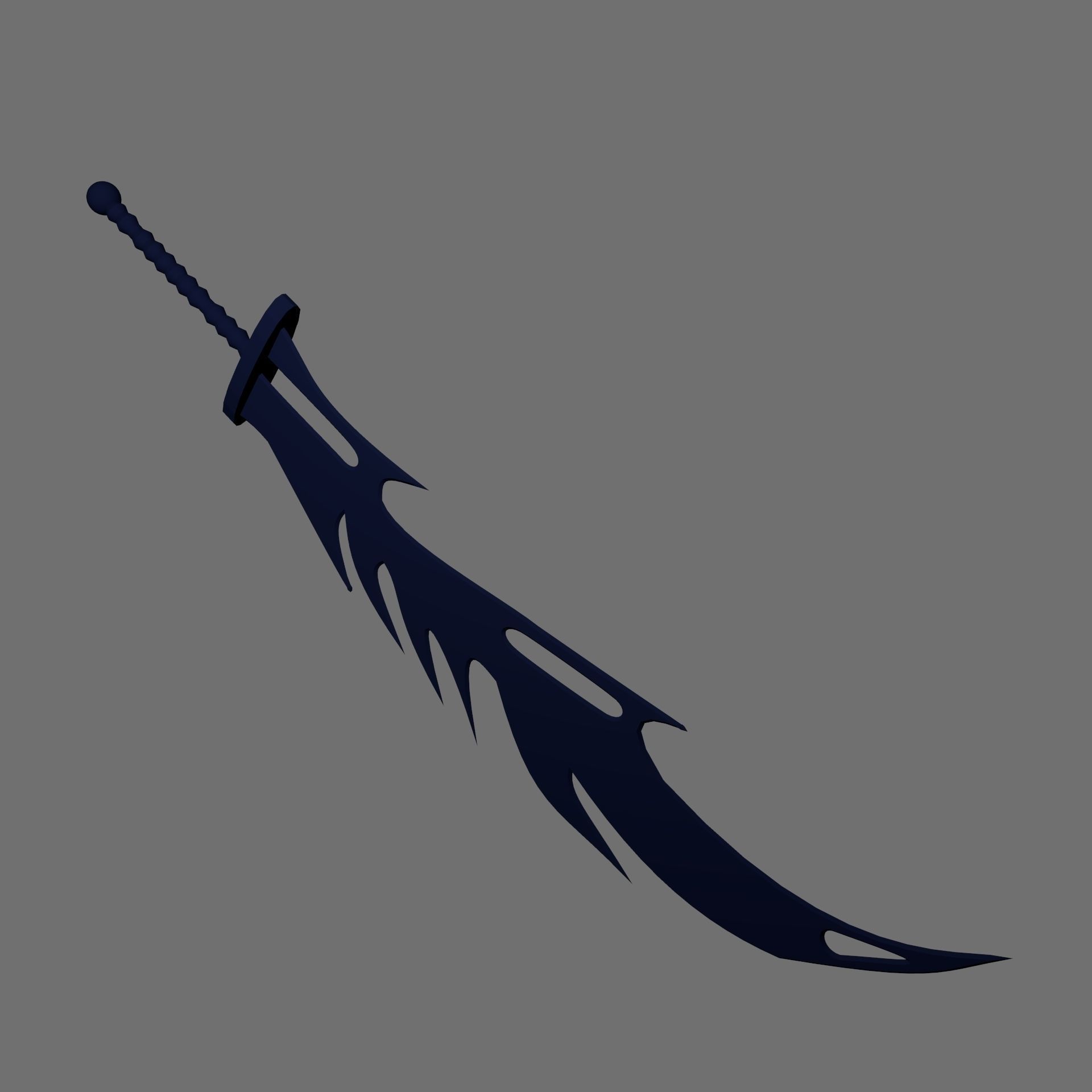 Monster sword 02   3D model_3