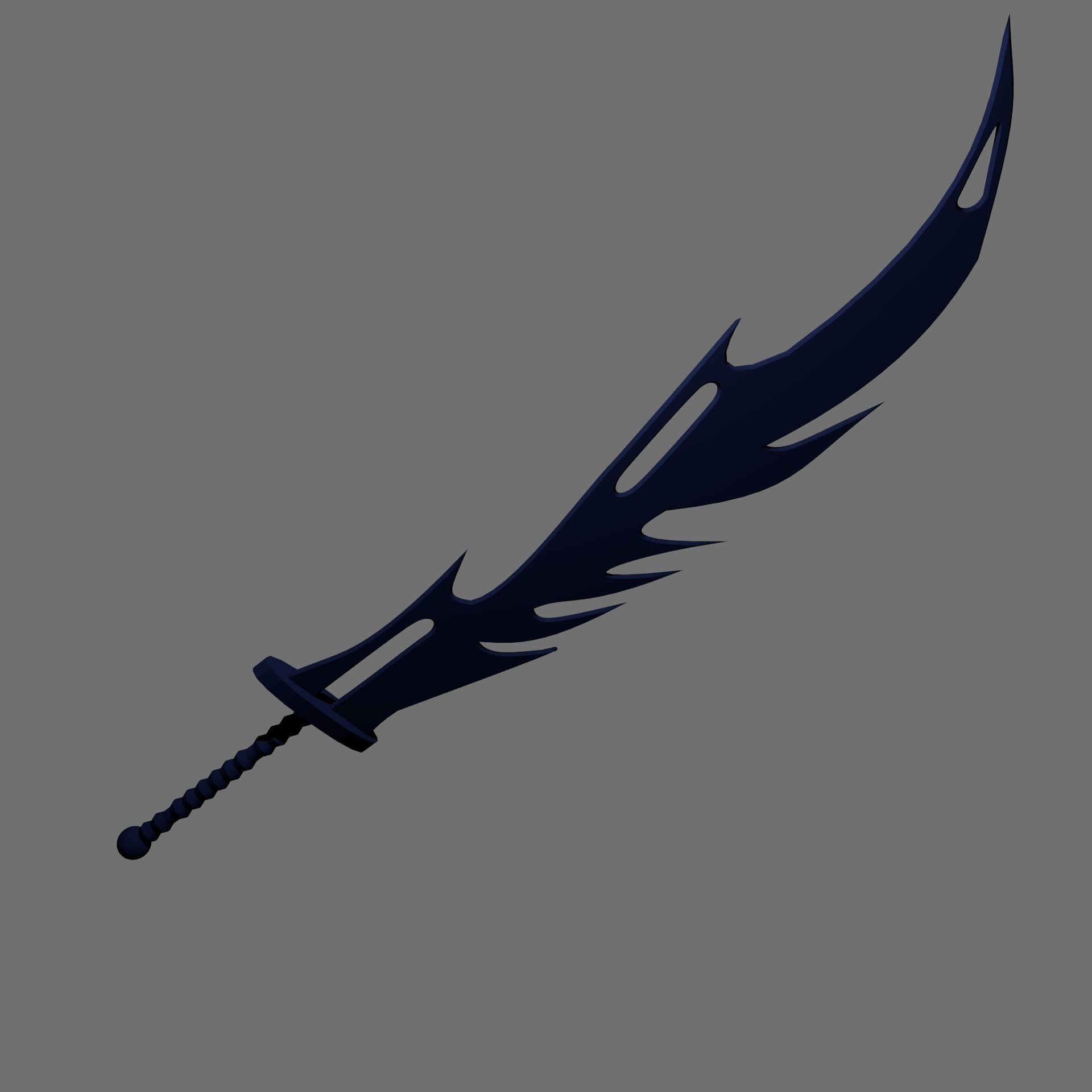 Monster sword 02   3D model_2