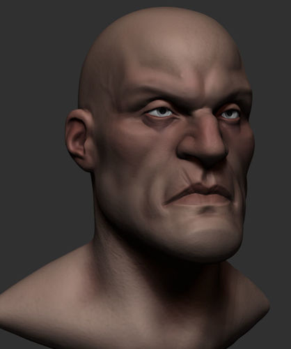 Base Stylized Head 3D model