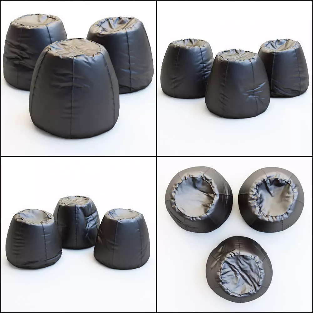 Pouf Urban 3D model_0