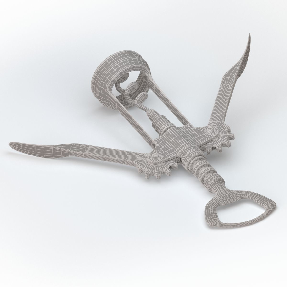 Corkscrew 3D model_6