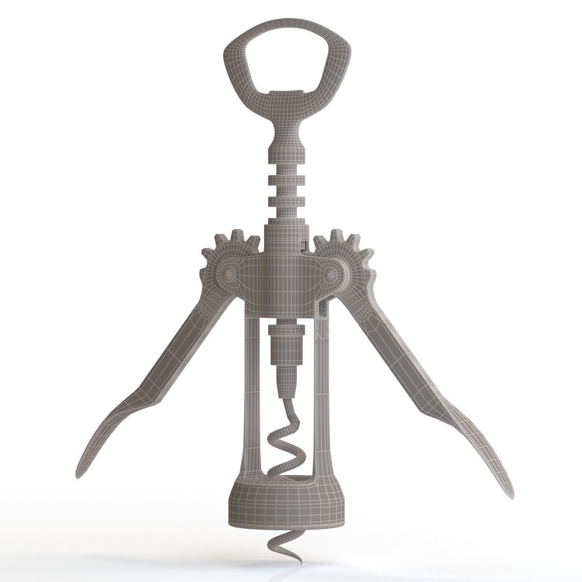 Corkscrew 3D model_4