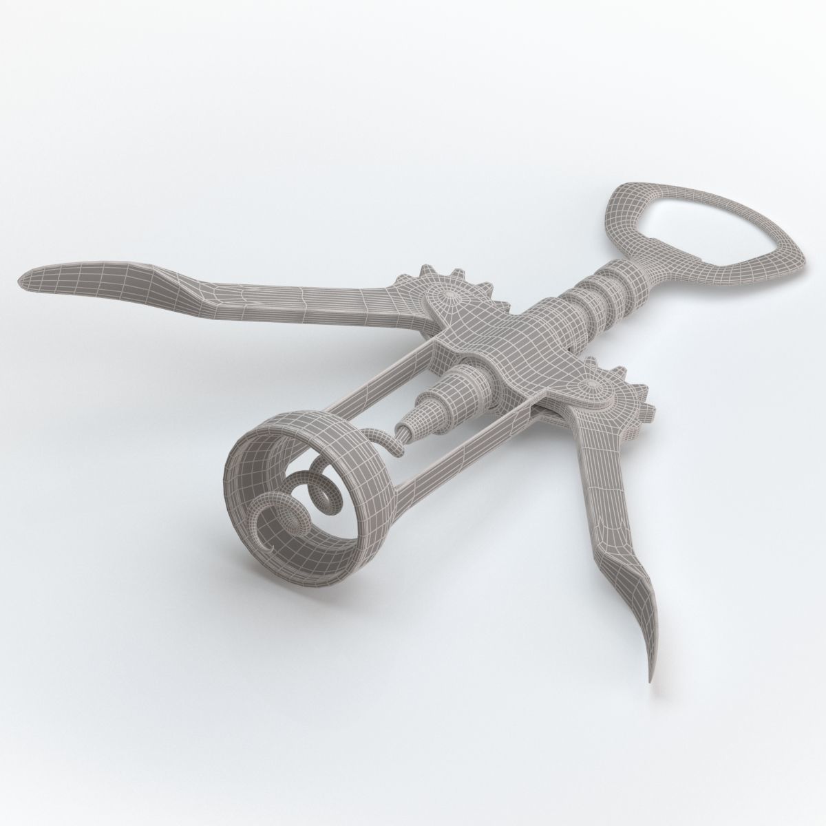 Corkscrew 3D model_7