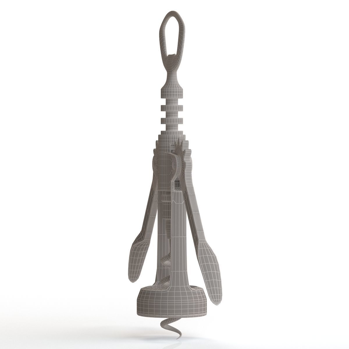 Corkscrew 3D model_5