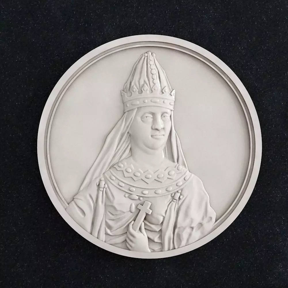 Coin Vel Kn Olga Svyatay Supruga Igoreva 3D print model_0