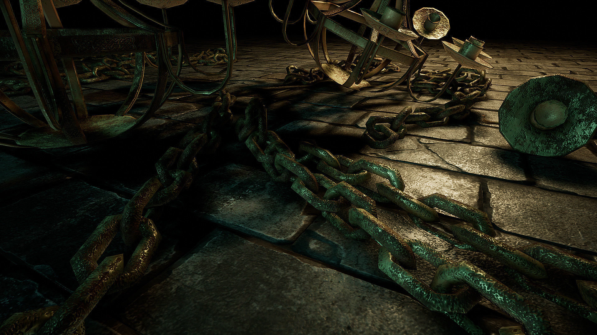  Candlestick Pack Low-poly 3D model_3