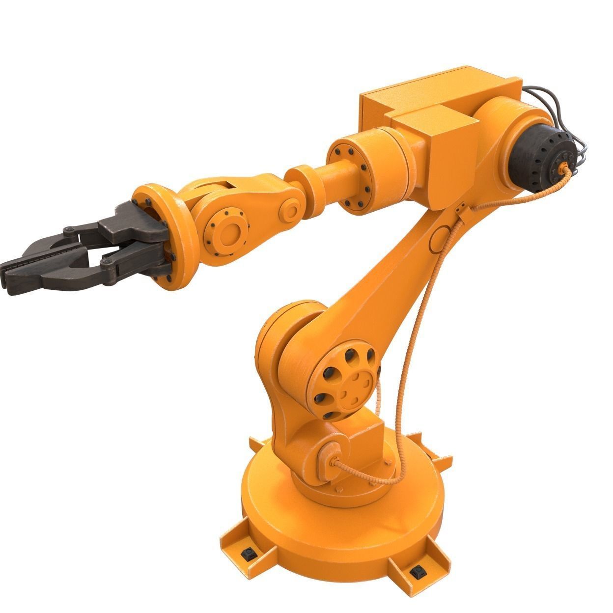 industrial robot 3D model_4