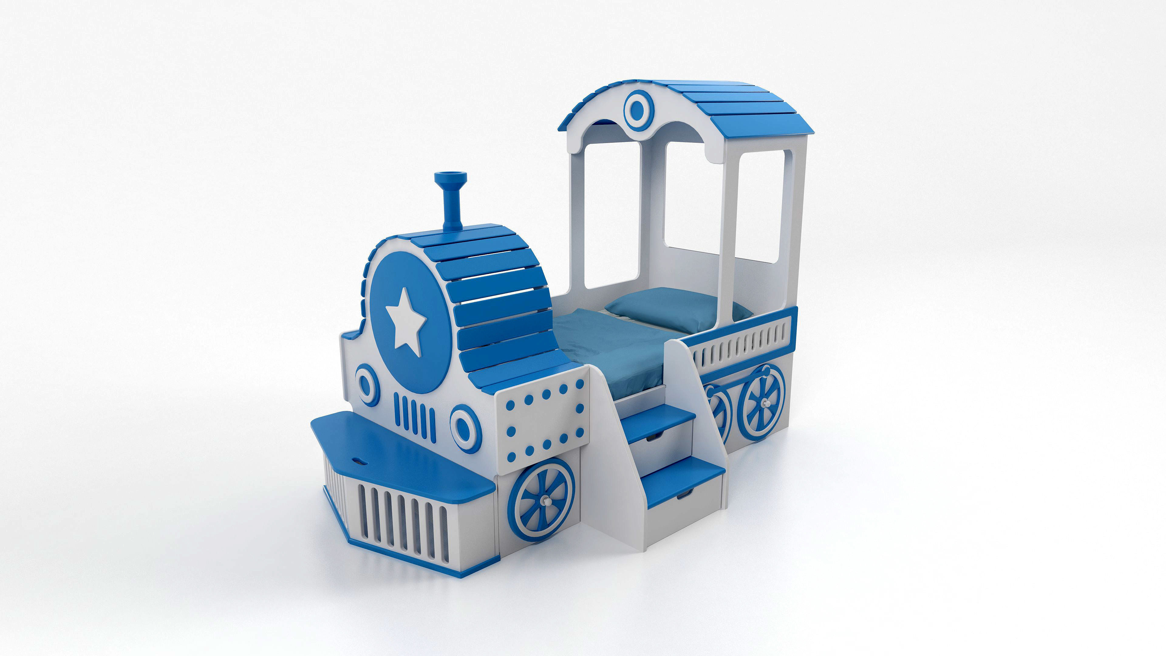 Bed for children Locomotive